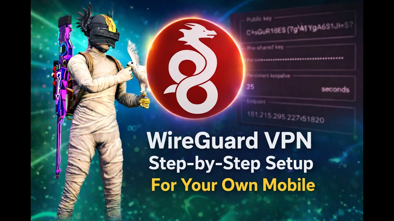 WireGuard VPN 2026  #pubgmobile  ##wireguardvpn#wireguard vpn ki setting kyse kren#headshot 