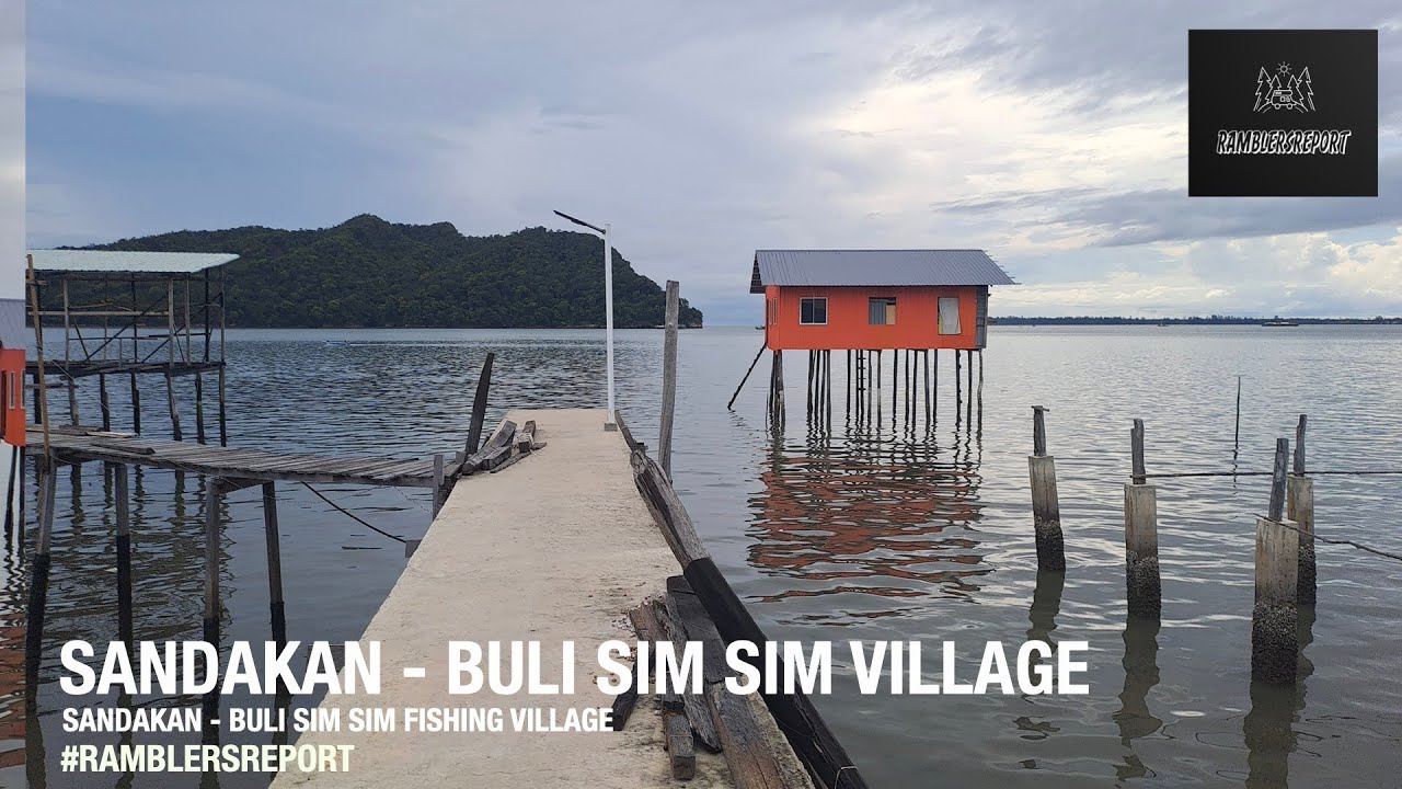 'Borneo Backpacking' - Sandakan - Buli Sim Sim Water Village