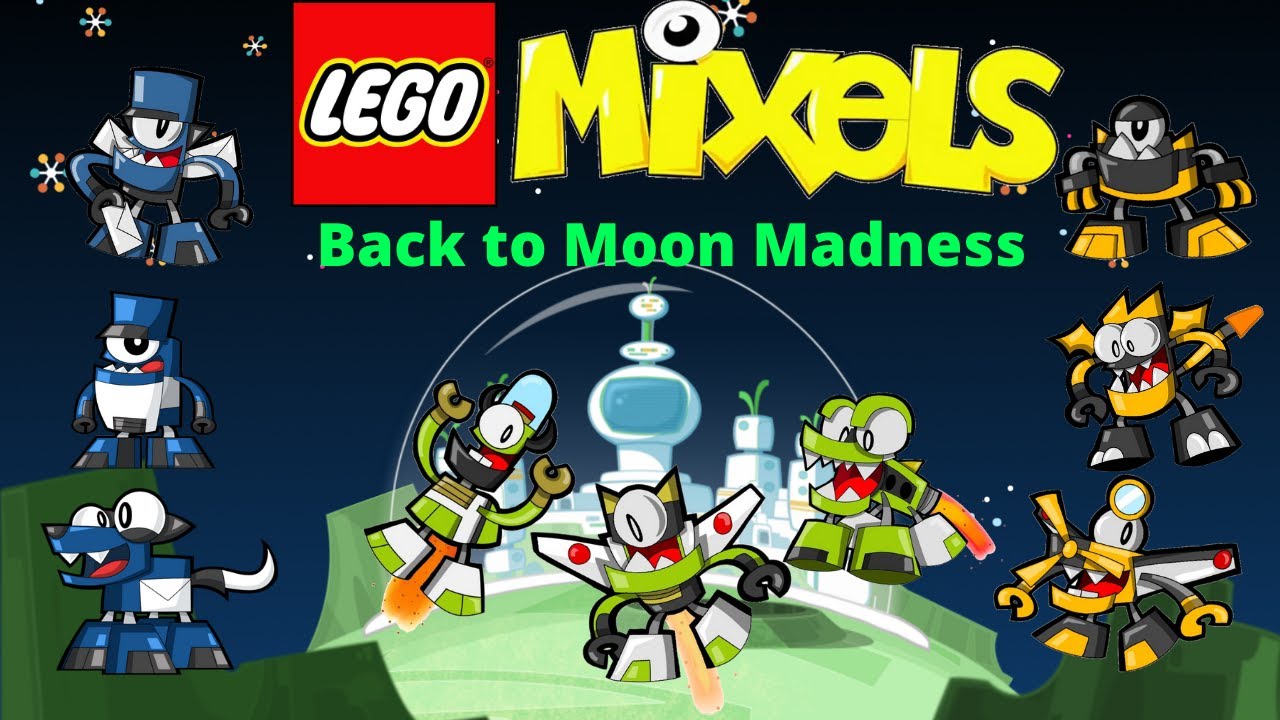 Lego Mixels S9 Ep1 Возвращение к лунному безумию (покадровая съемка)
