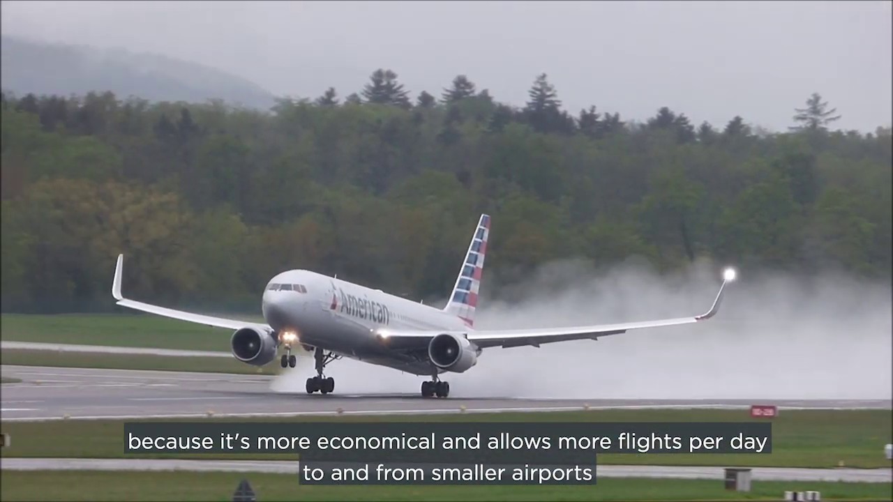 Fuel efficiency of mainline and regional aircraft