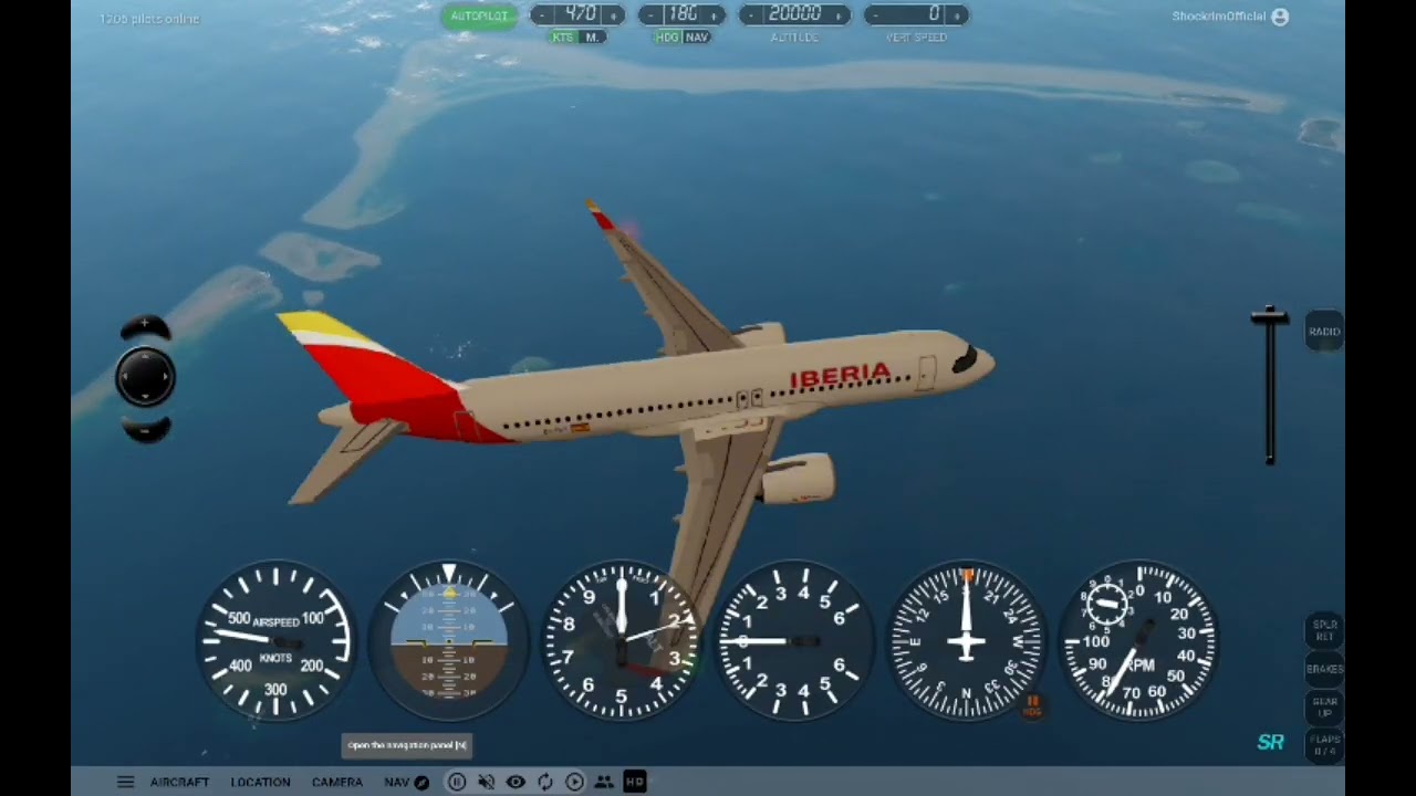 GeoFS Full flight 3 | Maldivian Airbus A320-200 | Male - gan | 50 minutes