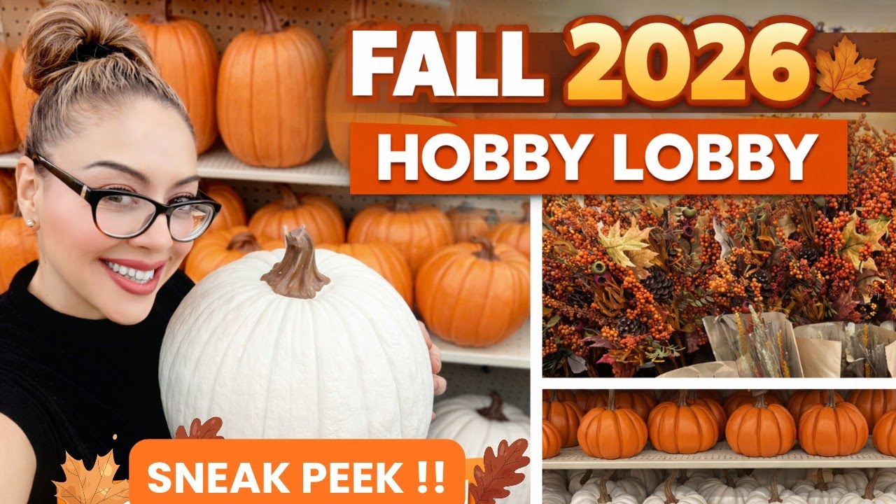 Скидка 90% в Hobby Lobby!!! Плюс осень 2026 года уже в продаже!!🍁🍂