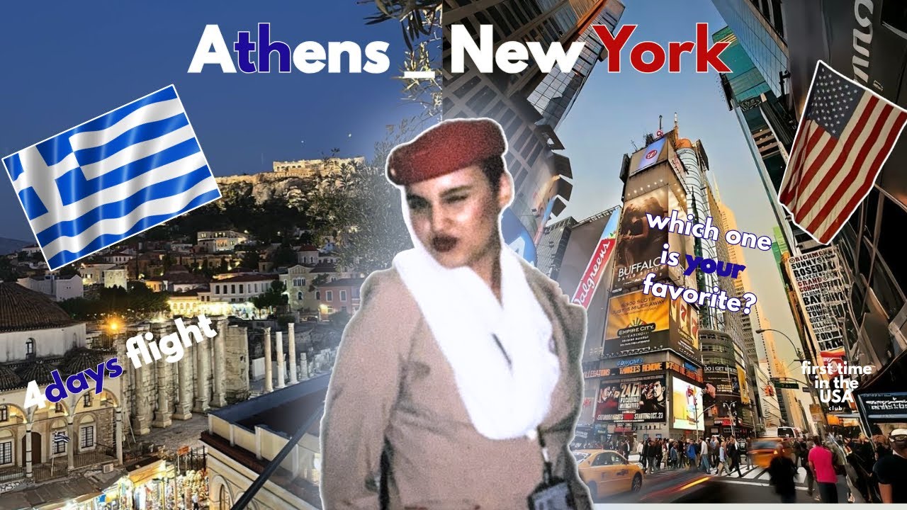 New York, Athens Emirates Cabin Crew | 4 DAYS LAYOVER | Daily Vlog