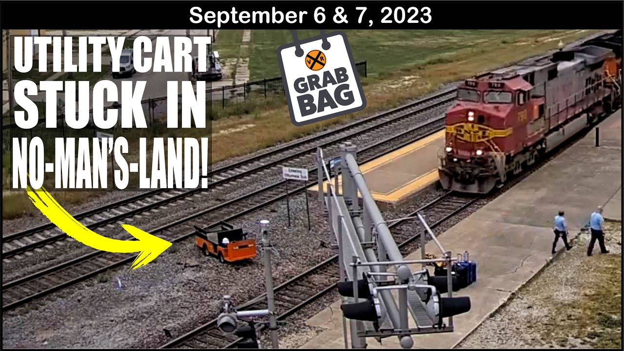 UTILITY CART STUCK IN NO-MAN’S-LAND! BRIGHT PURPLE HAZE, DEER & MORE.