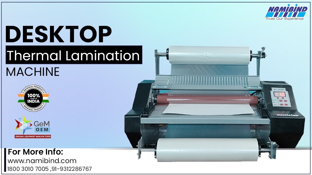 Desktop 14-inch Roll to Roll Lamination Machine | Buy Now:-  09555086767 (How to use a laminator)