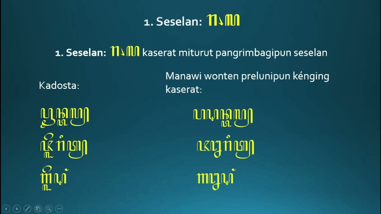 Materi Lomba FTBI (Nulis Aksara Jawa)