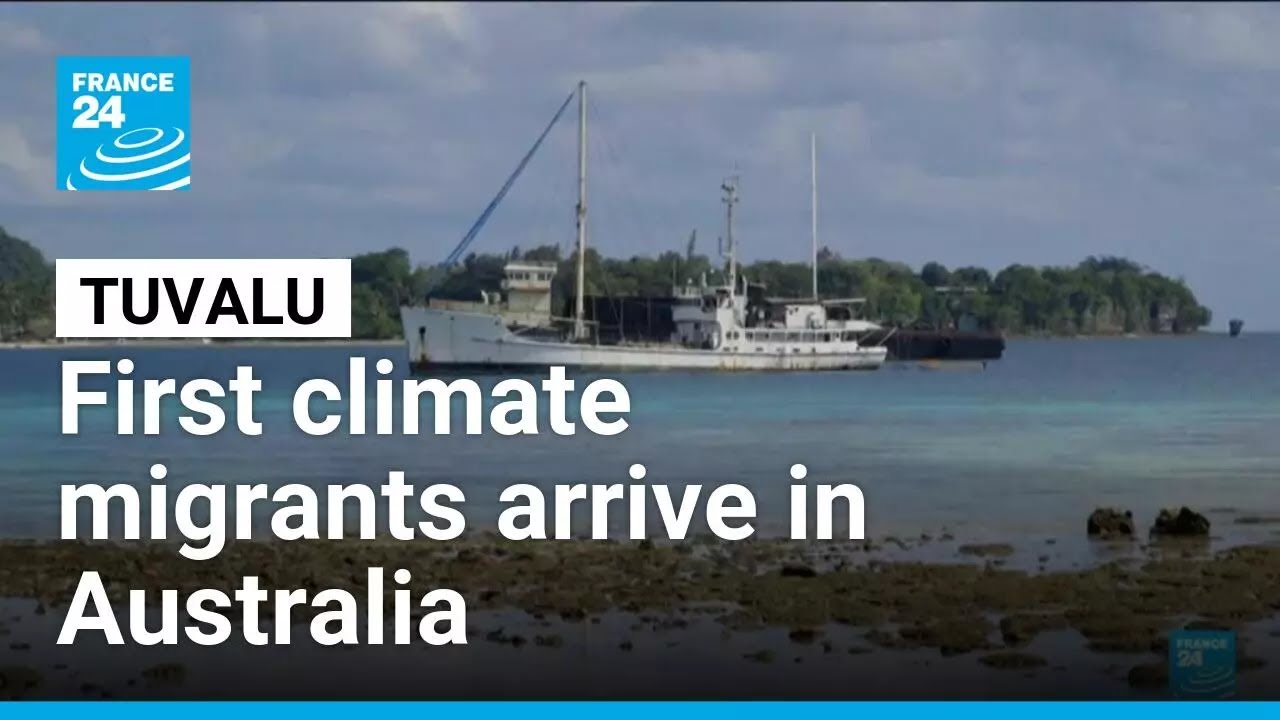 First climate migrants from Tuvalu arrive in Australia &bull; FRANCE 24 English