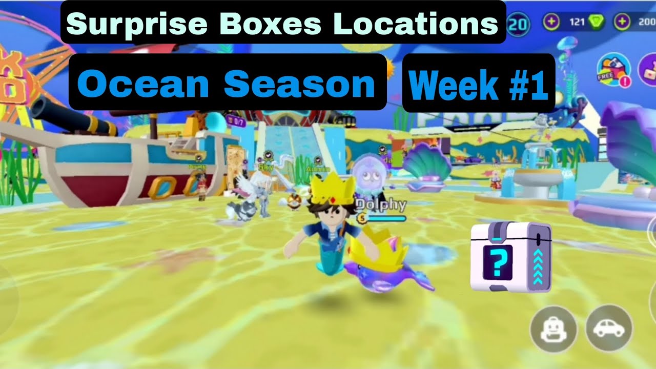 New Ocean Season 2026 Surprise Box locations Week#1 in PK XD. || #pkxd #pkxduniverse #afterverse || 