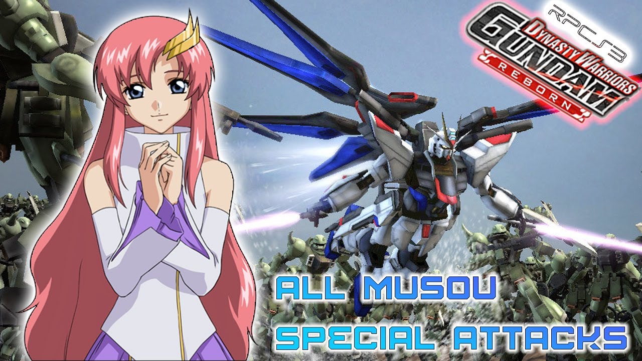 Dynasty warriors Gundam Reborn (All Musou Special Attacks)