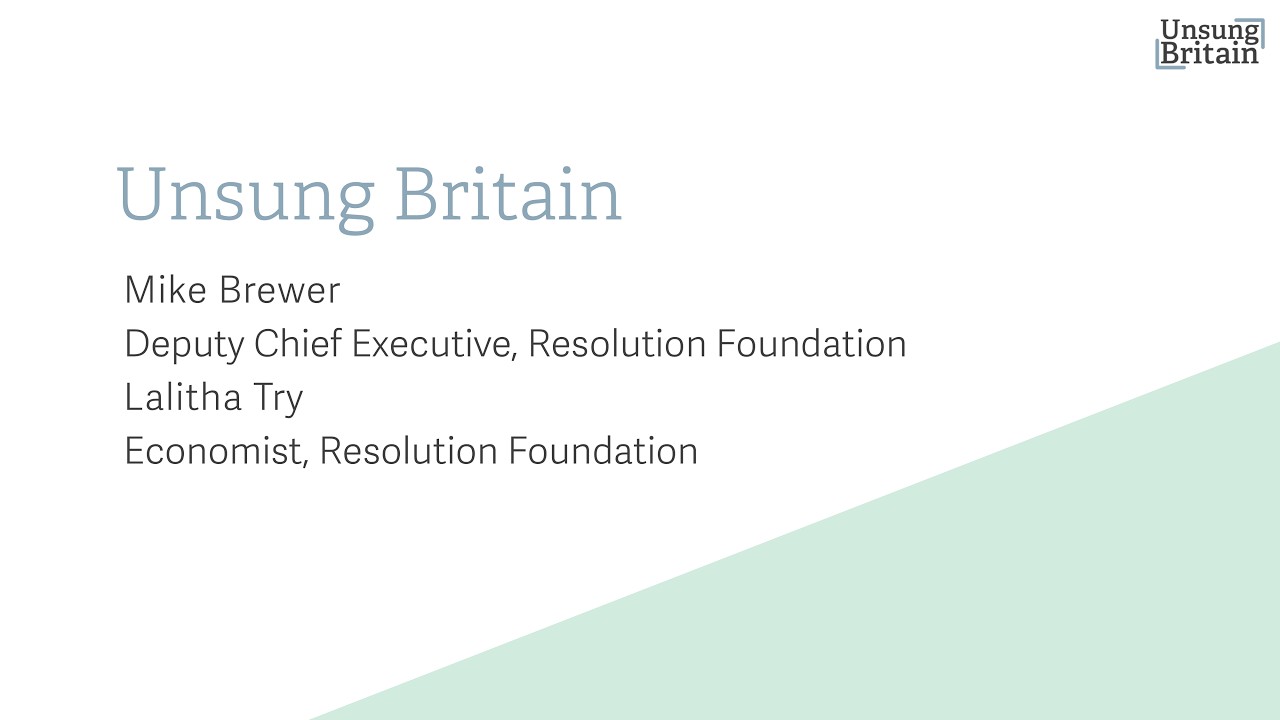 Unsung Britain presentation
