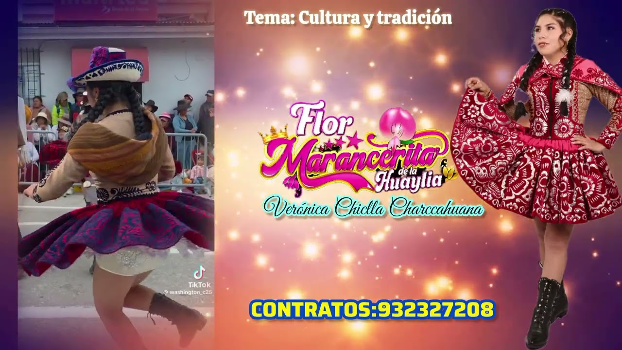 FLOR MARANCERITA DE LA HUAYLIA (Verónica Chiclla Charccahuana)Tema cultura y tradición Autor:D.R.