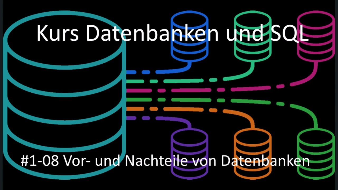 Datenbanken-und-SQL-Kurs - Kurseinheit 1 Einführung - Video 08 Vor- und Nachteile von Datenbanken
