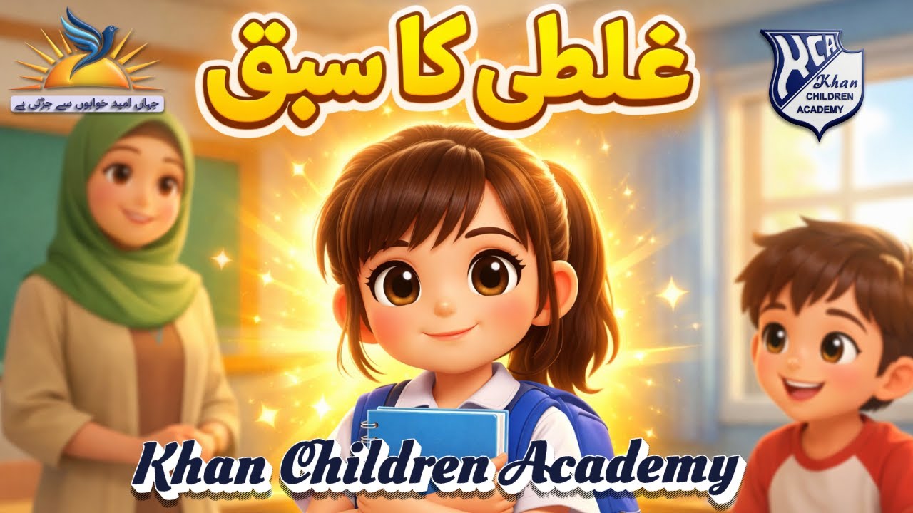 غلطی کا سبق  Khan Children Academy