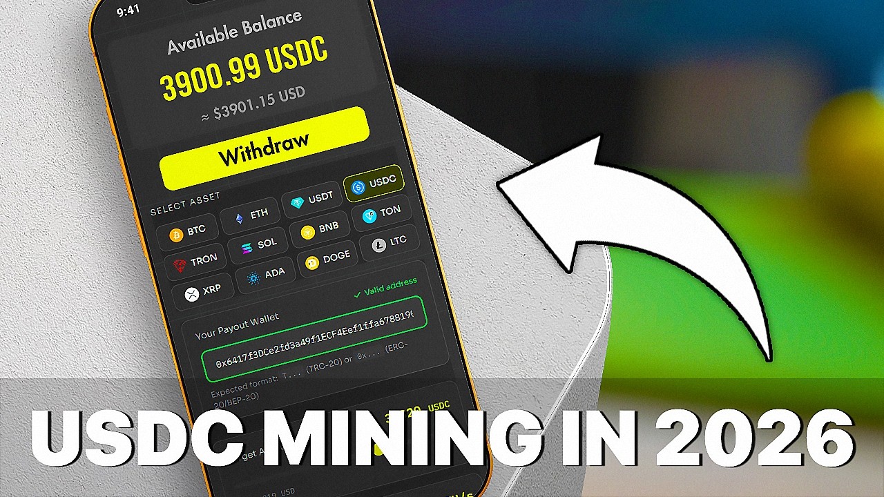 How to Mine USDC in 2026 (Cloud Mining Tutorial - Legit & No Hardware Needed)