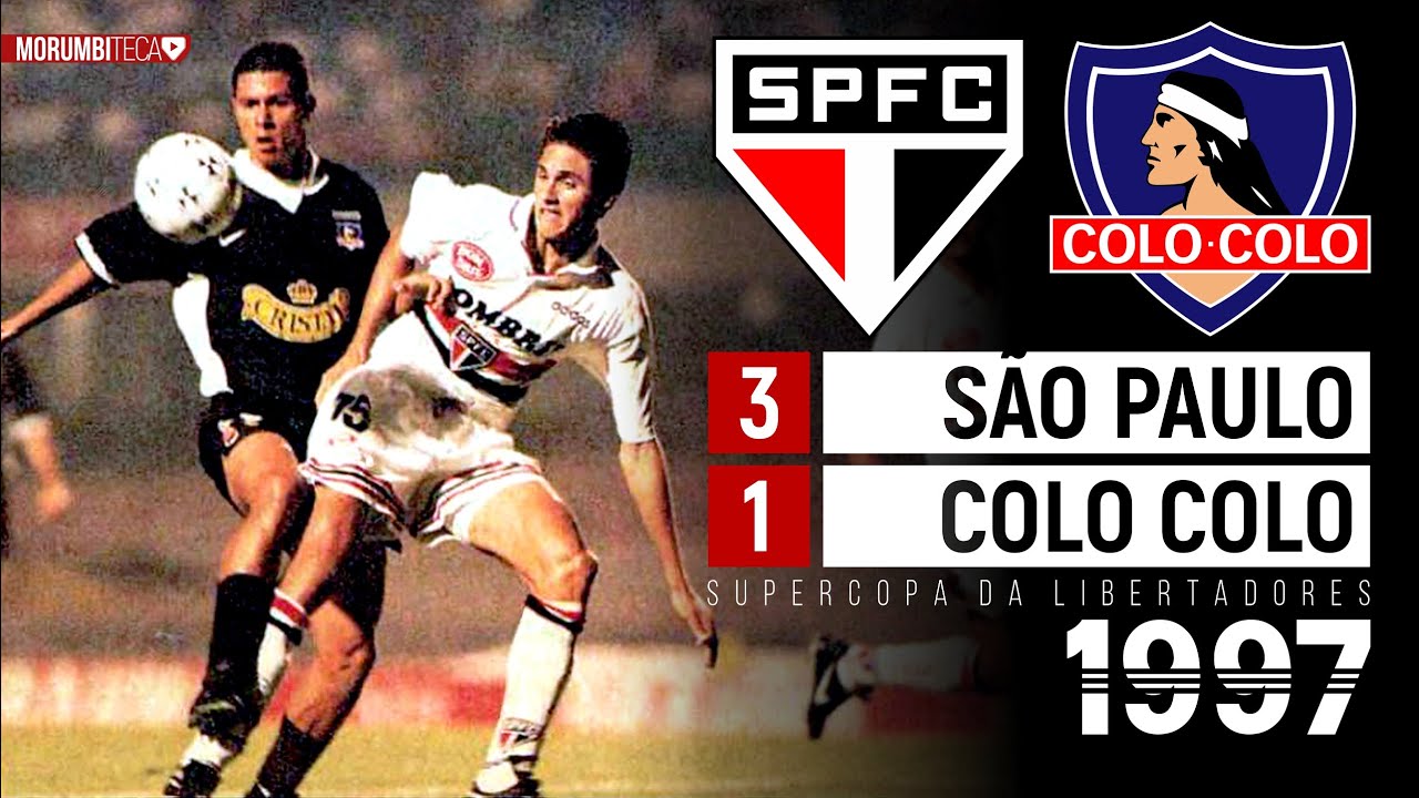 São Paulo 3x1 Colo Colo - 1997 -  DODÔ, ARISTIZÁBAL E CIA. ENVOLVEM A 