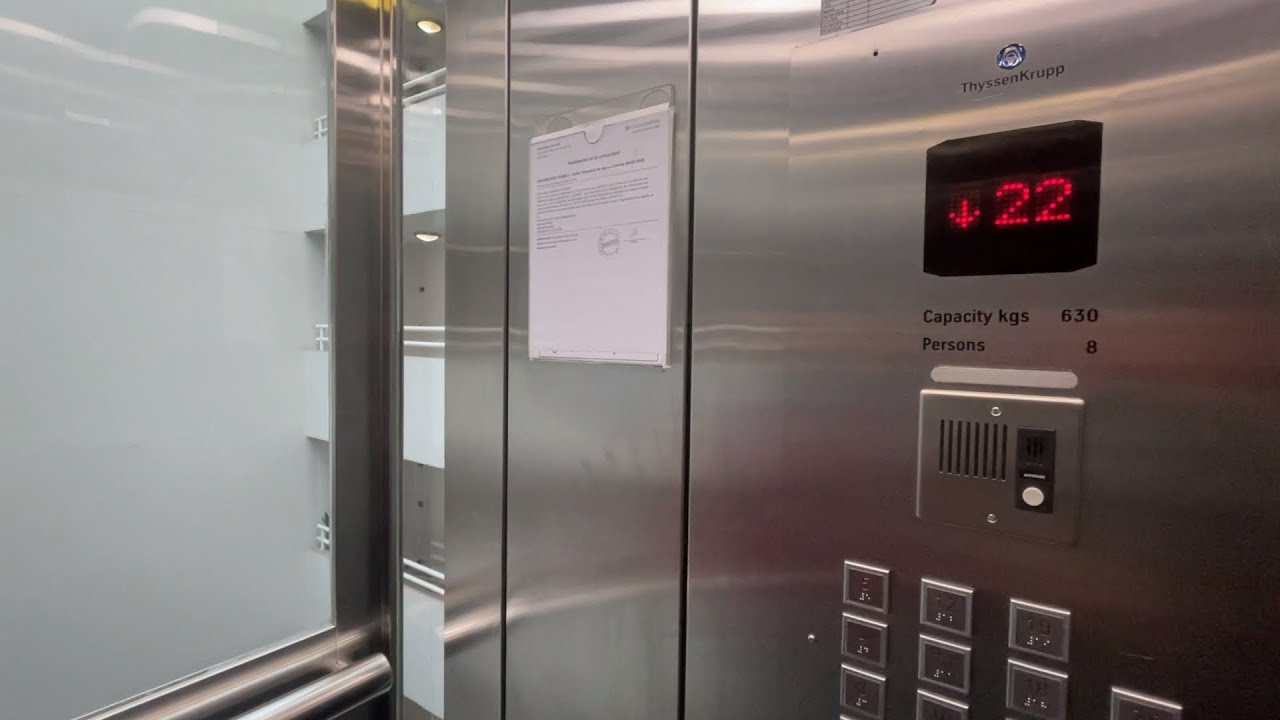 (Torre A) ThyssenKrupp Ascensor Electromecánico @ Condominio Viña Club, Viña del Mar, Chile