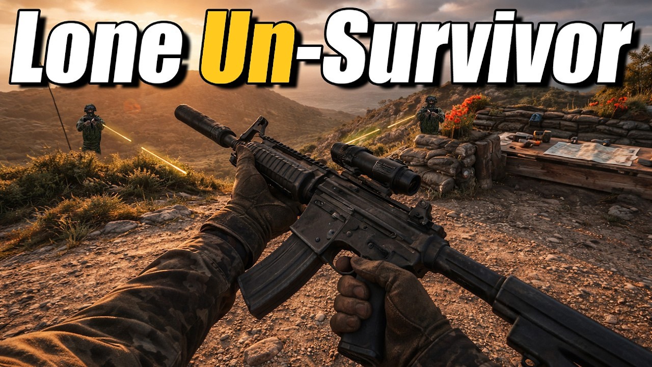 I Go Full Lone Survivor in ARMA Reforger - SOLO Combat Ops on Arland