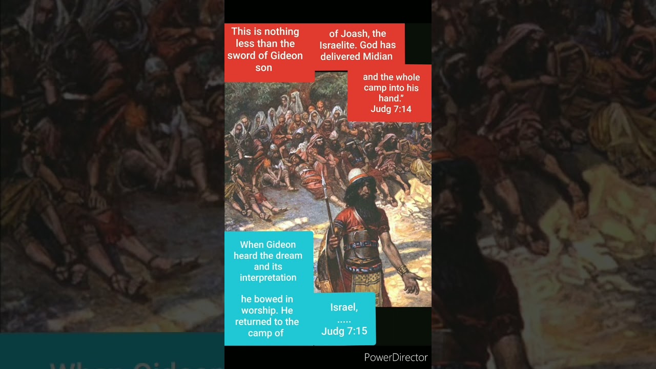 Judges Gideon Barley Bread Clay pot Trumpet Torch JESUS Spiritual Battle  Living Bread Light warning