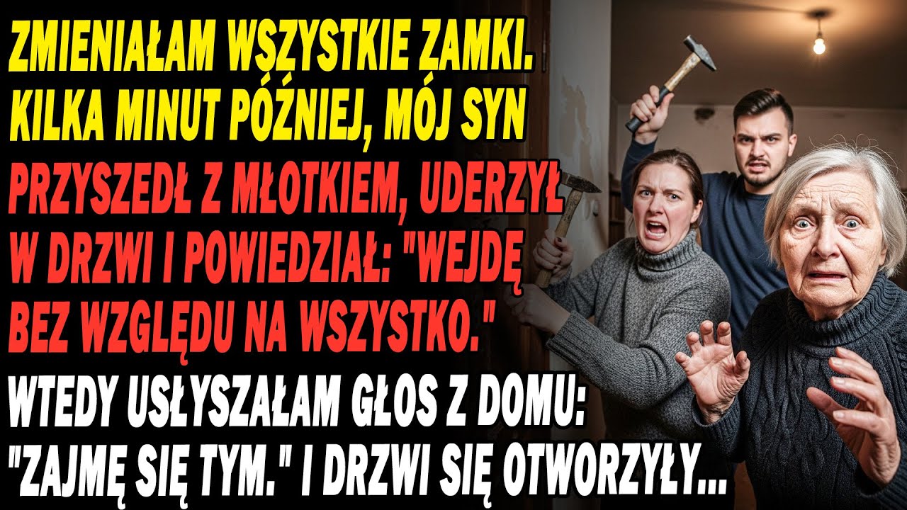 Mój Syn I Synowa Chcieli Rozbić Drzwi Młotem 🔨... Ale Kiedy Je Otworzyłam, Pobledli 😱!