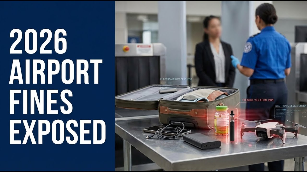 10 Items Getting Travelers Fined in 2026 | Don’t Pack These Travel Items