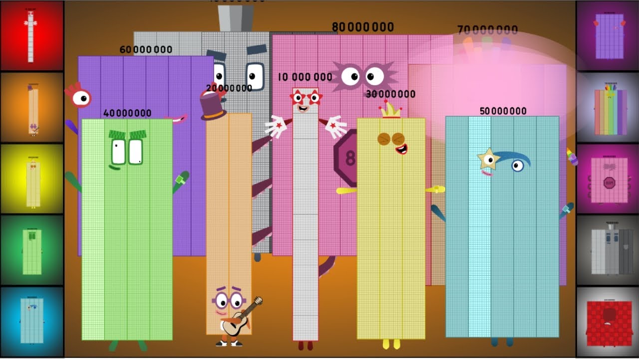 Numberblocks Band (10M-100M): Hidden Pattern Mania!