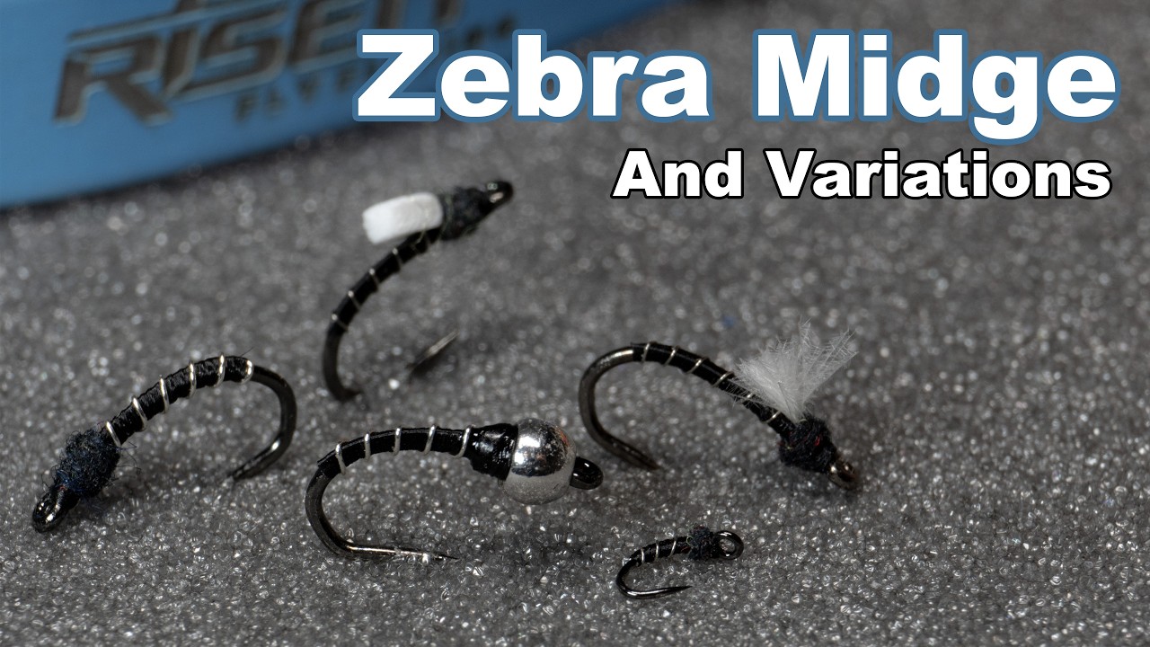 Zebra Midge - With some Variations - Midge Fishing Fly