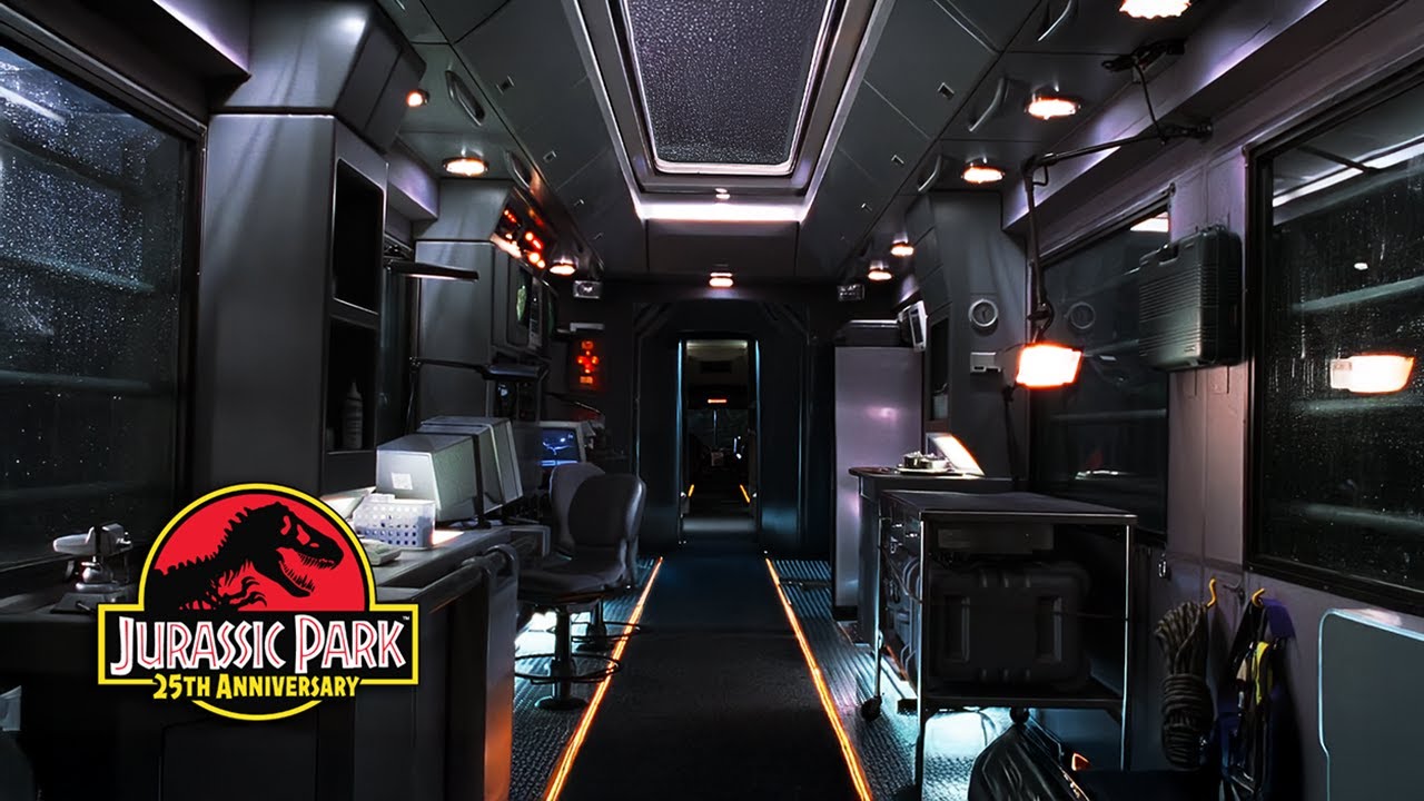 Jurassic Park II Stormy Night RV Ambience | Sleep & Relaxation Sounds
