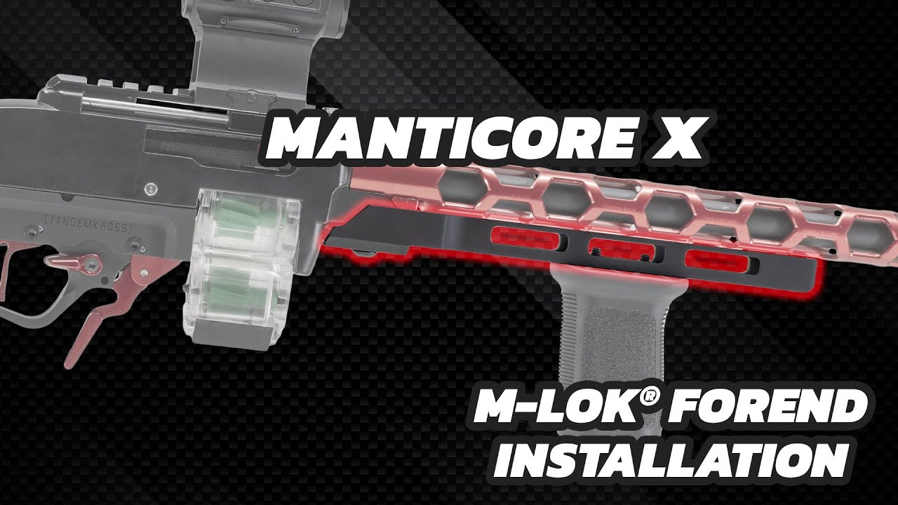Manticore X: установка цевья M-LOK
