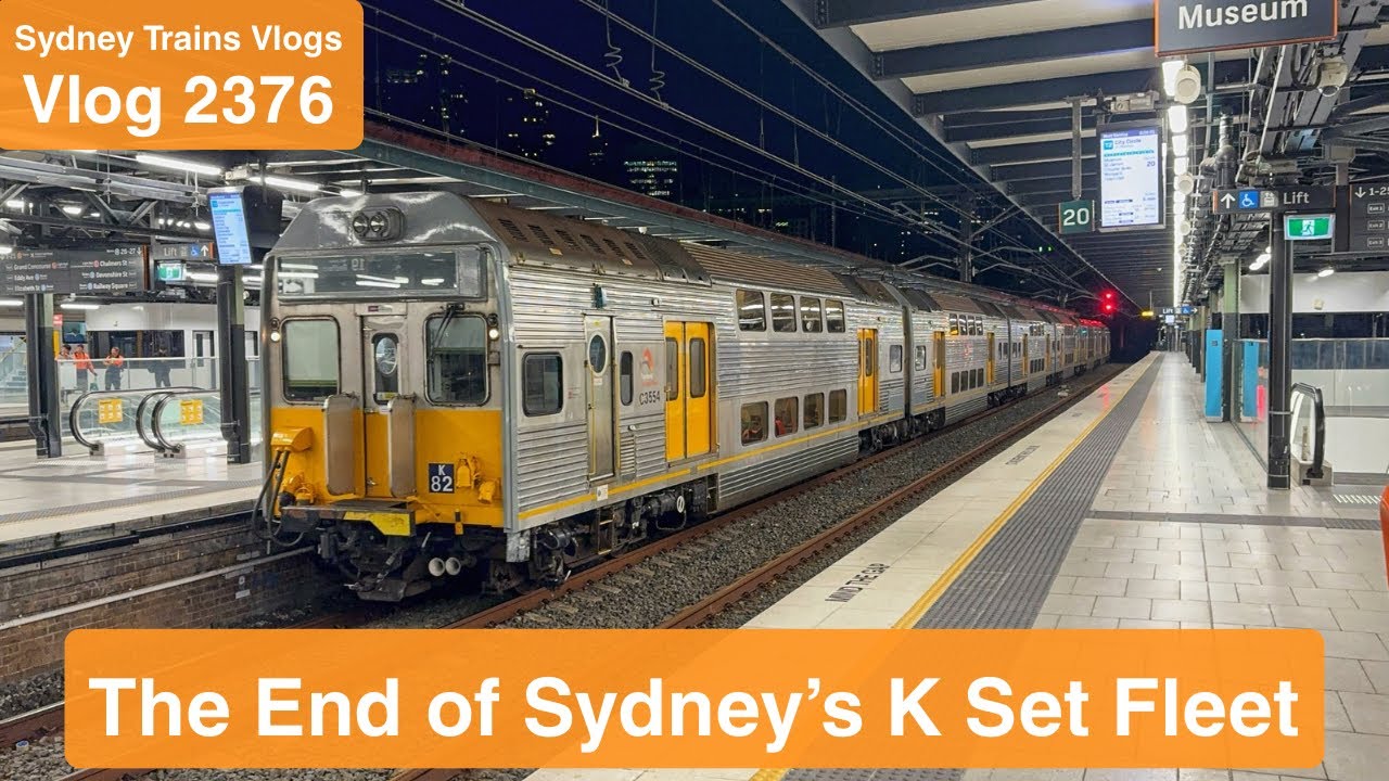 Sydney Trains Vlog 2376: The End of Sydney’s K Set Fleet
