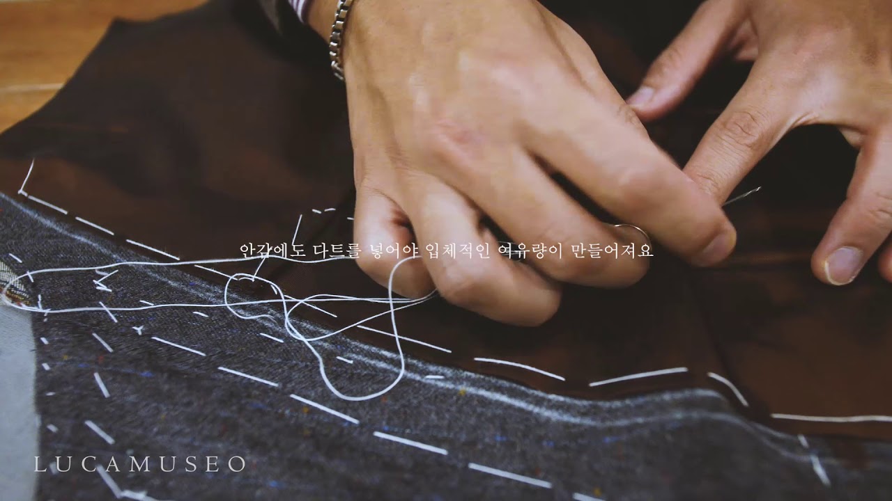 Making film of bespoke suit