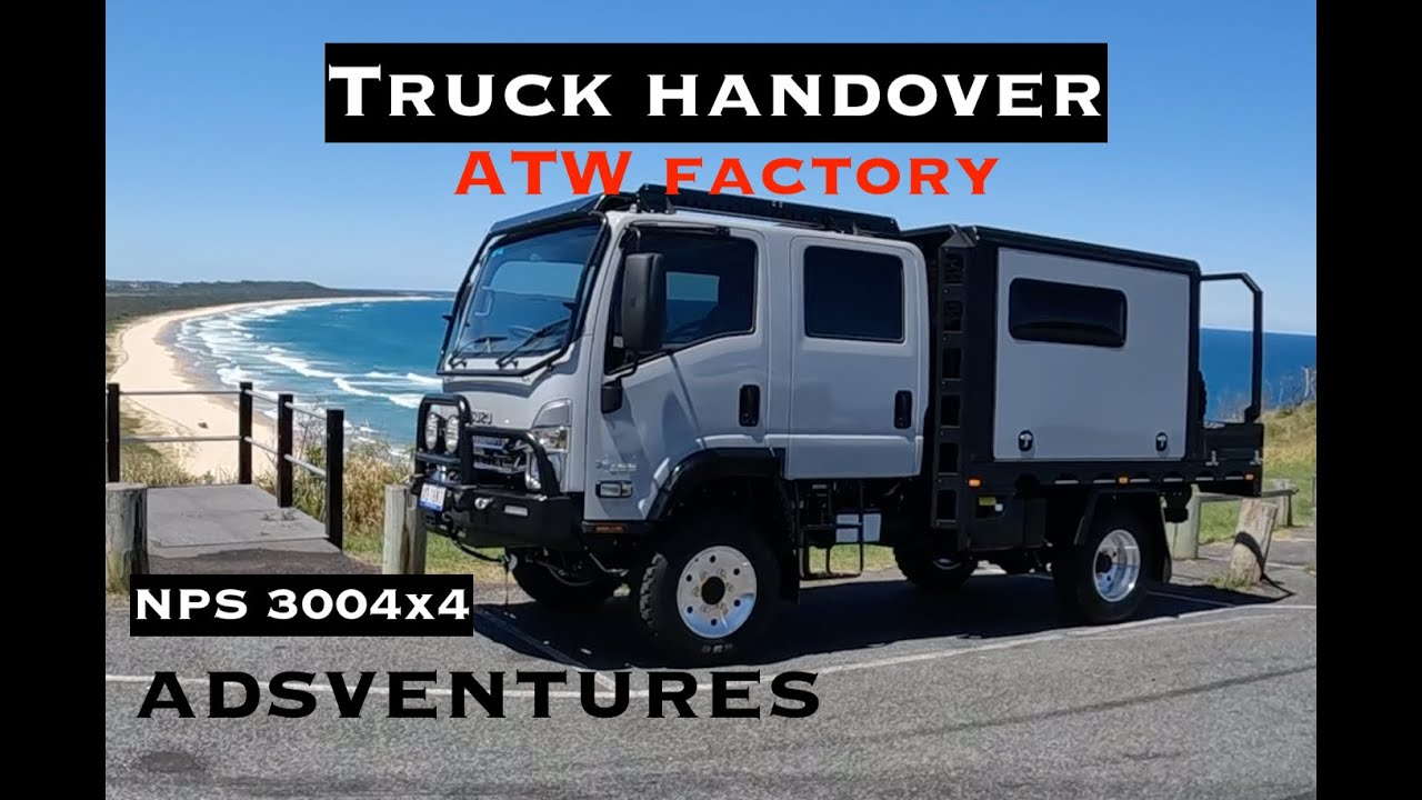 NPS300 4x4 ATW All terrain warriors factory walk through first drive of the isuzu overlander