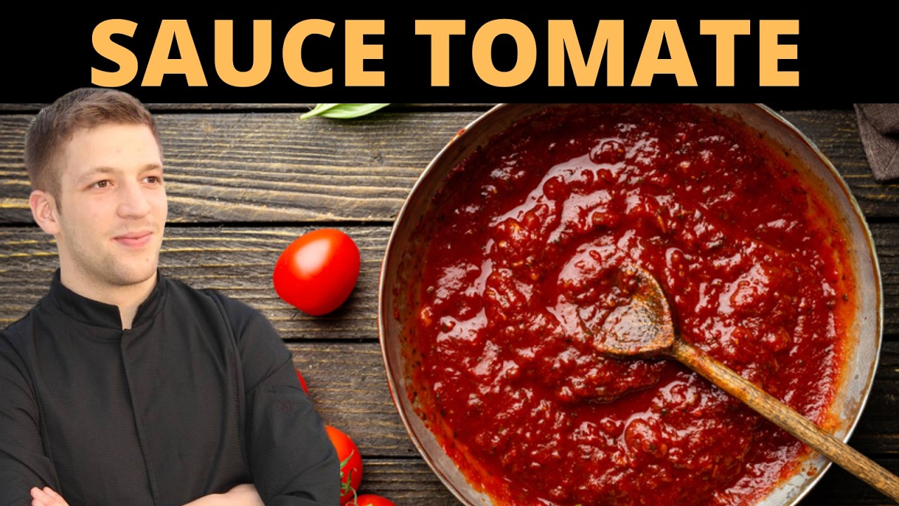 Comment faire de la SAUCE TOMATE