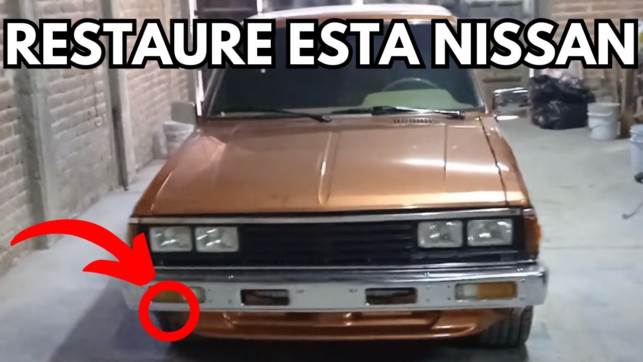 NISSAN 720, 1984, ESTE ES MI PROYECTO (CAMIONETA RESTAURADA), FALTA POCO PARA TERMINARLA