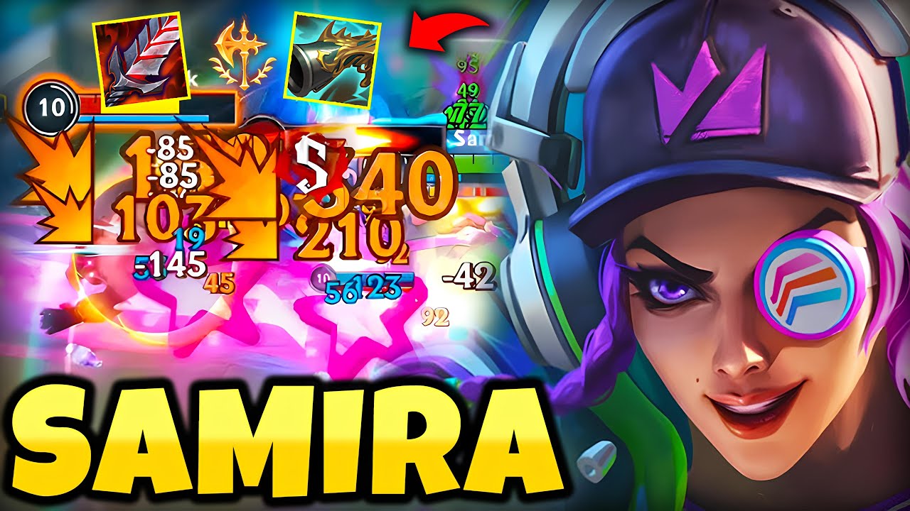 KARTOPU EFEKTİ SUİKASTÇİ ADC SAMIRA BEST BUILD Wild Rift Samira