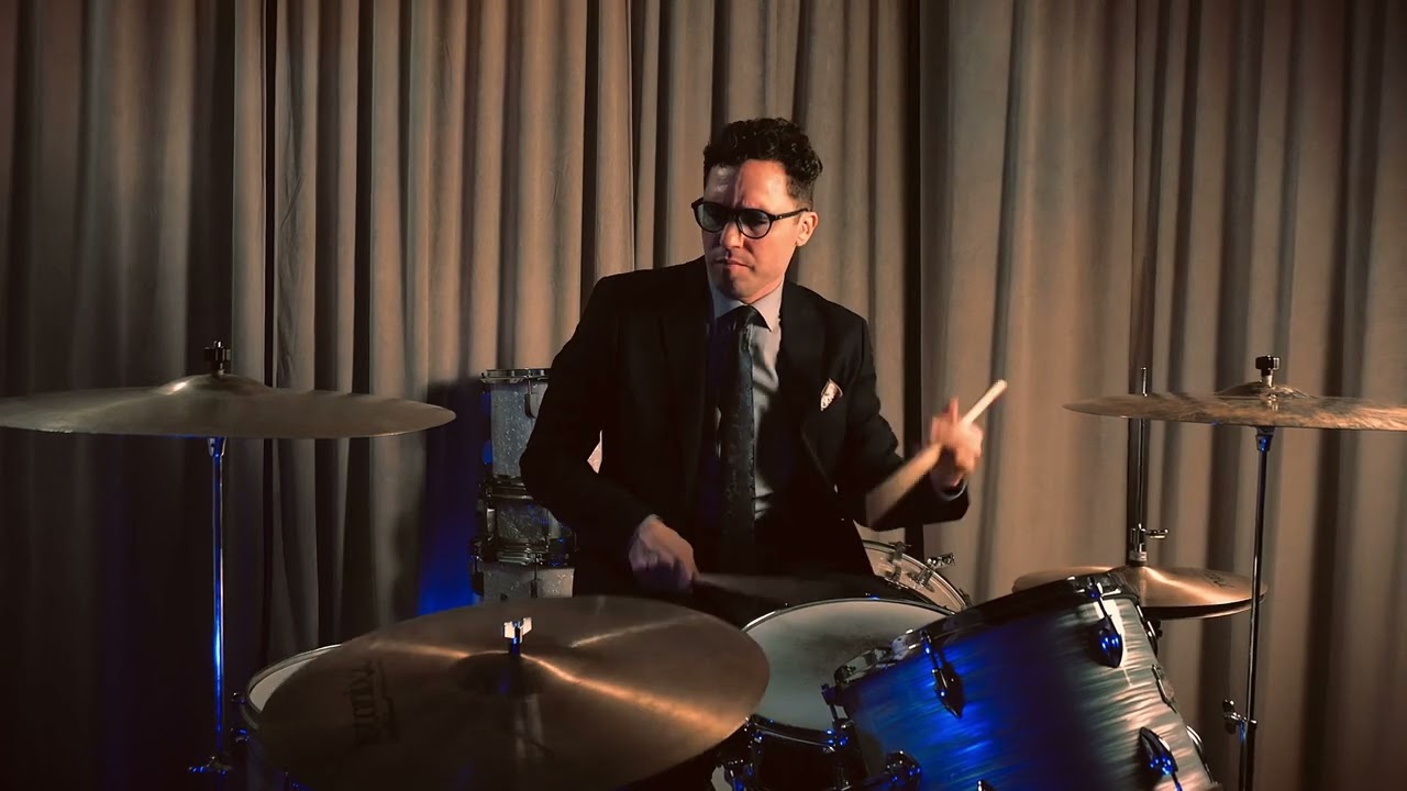 Classic jazz drum solo