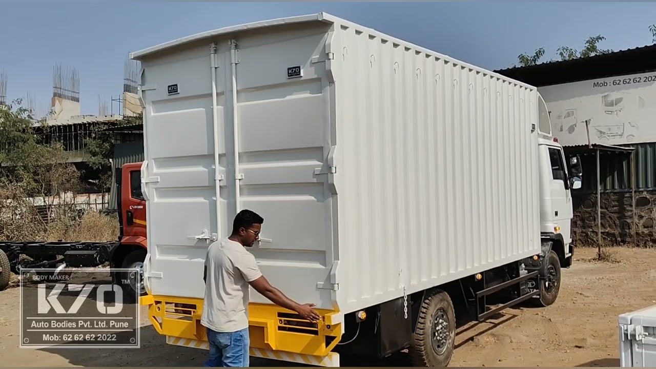 TATA 710 Container Pack Body Built at K70 Auto Bodies Pvt. Ltd. 