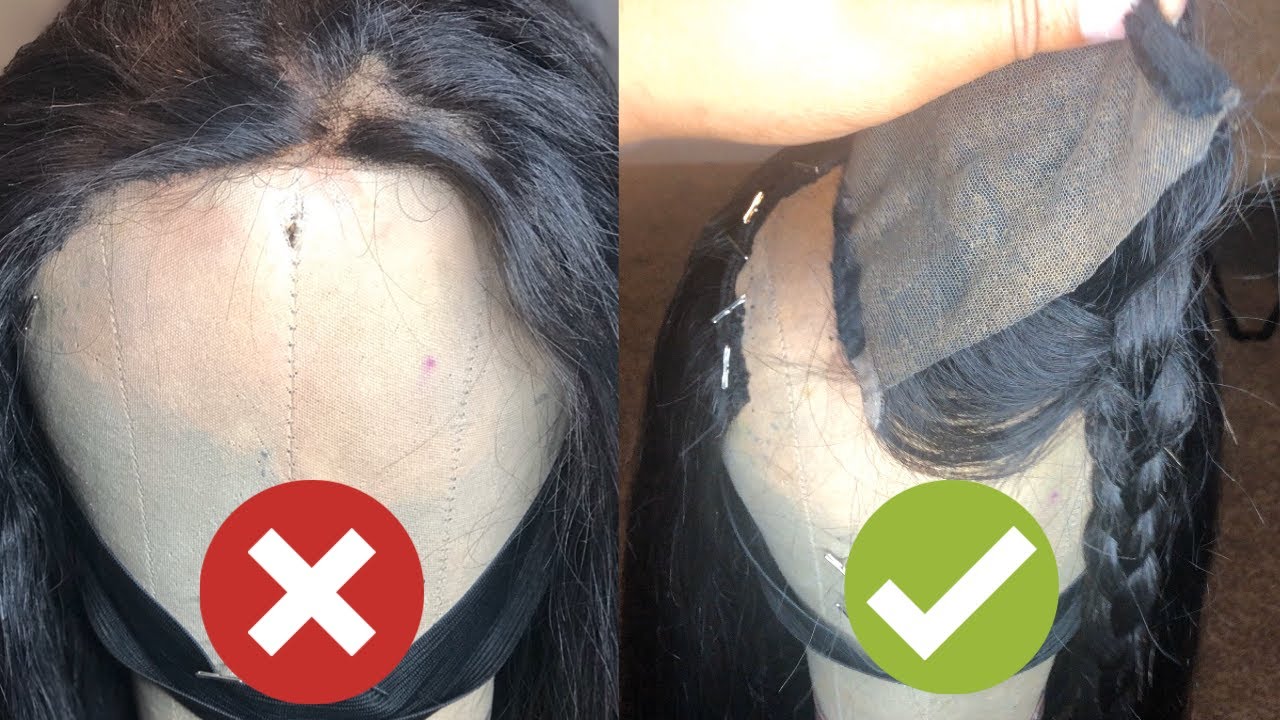 How to replace a lace closure on a wig