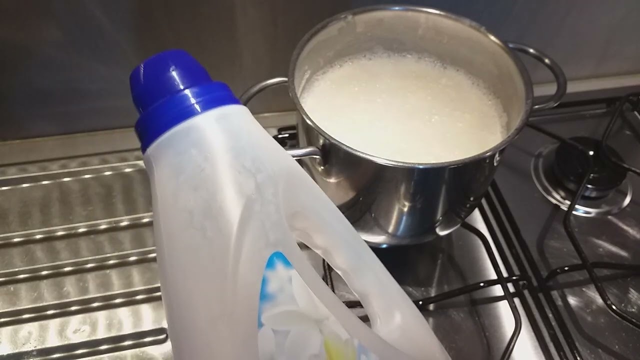 COME CREO IL DETERSIVO LIQUIDO PER LAVATRICE| BUCATO BIANCHISSIMO