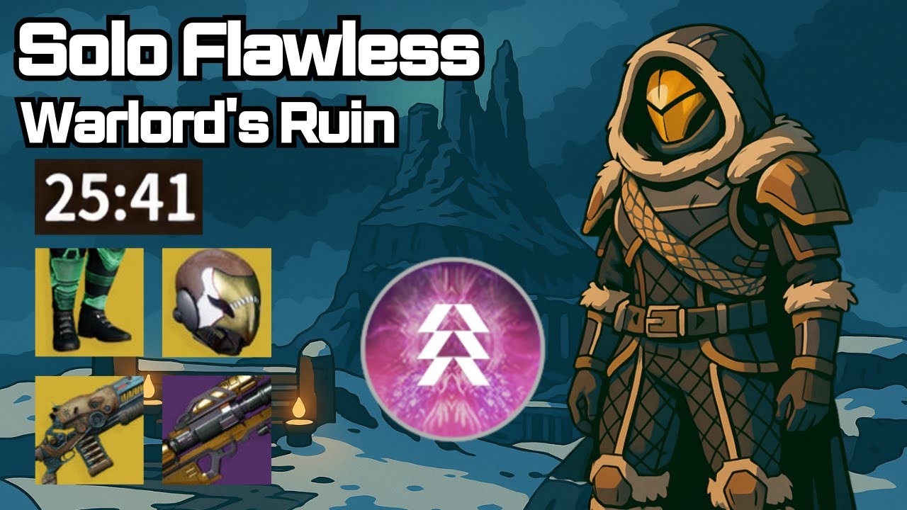 Solo Flawless Warlord's Ruin on Prismatic Hunter in 25 Minutes! - [Destiny 2 Episode Heresy]