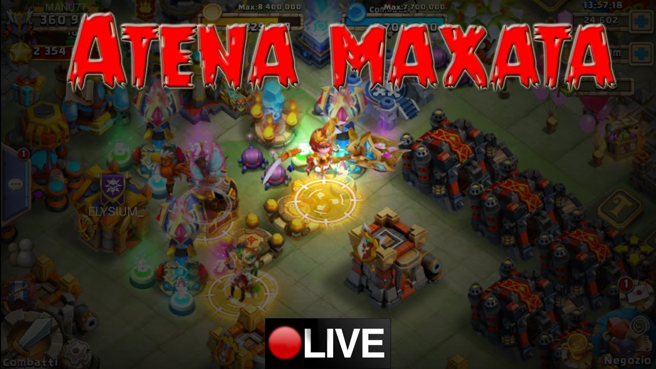 LIVE Atena w/Giulio22 - Castle Clash