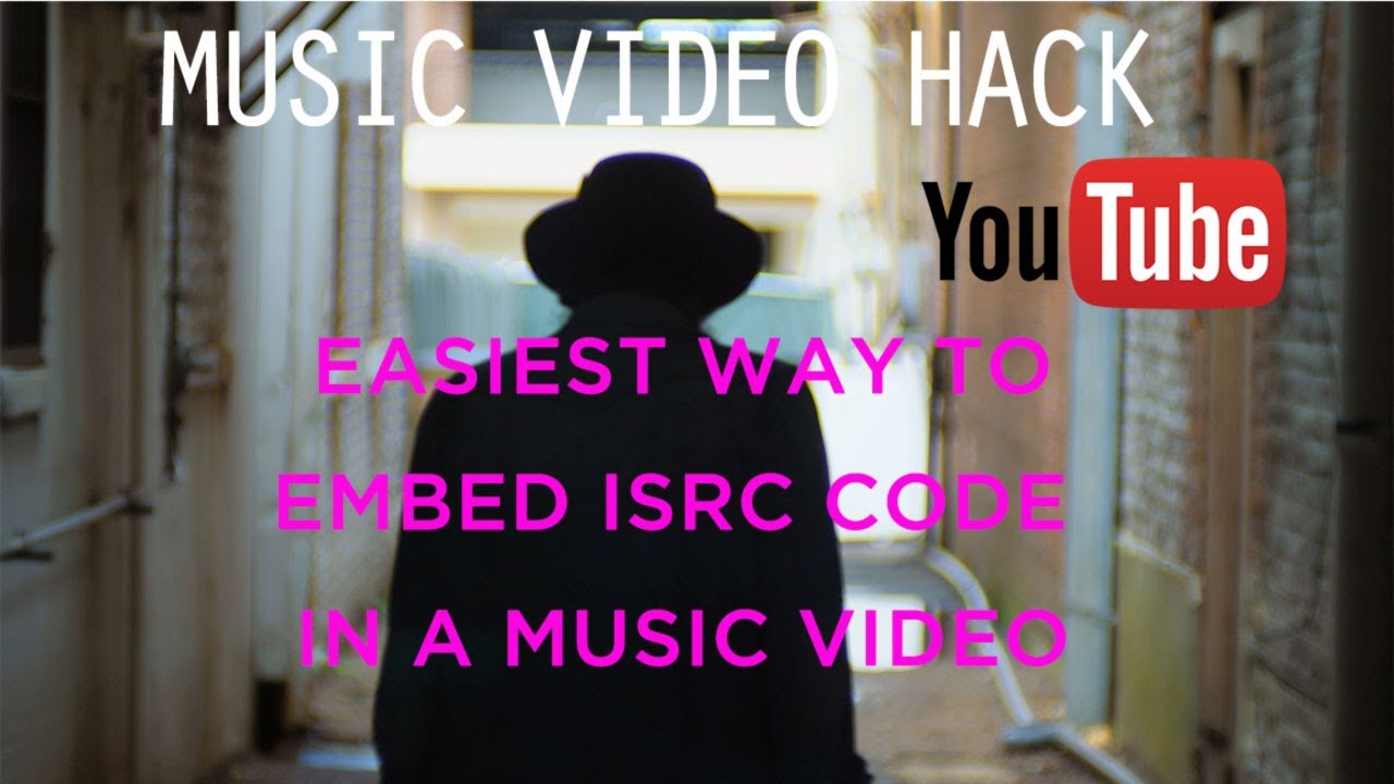 Wait What!  How to embed an ISRC code to Music Video for Youtube - Post Production Tools