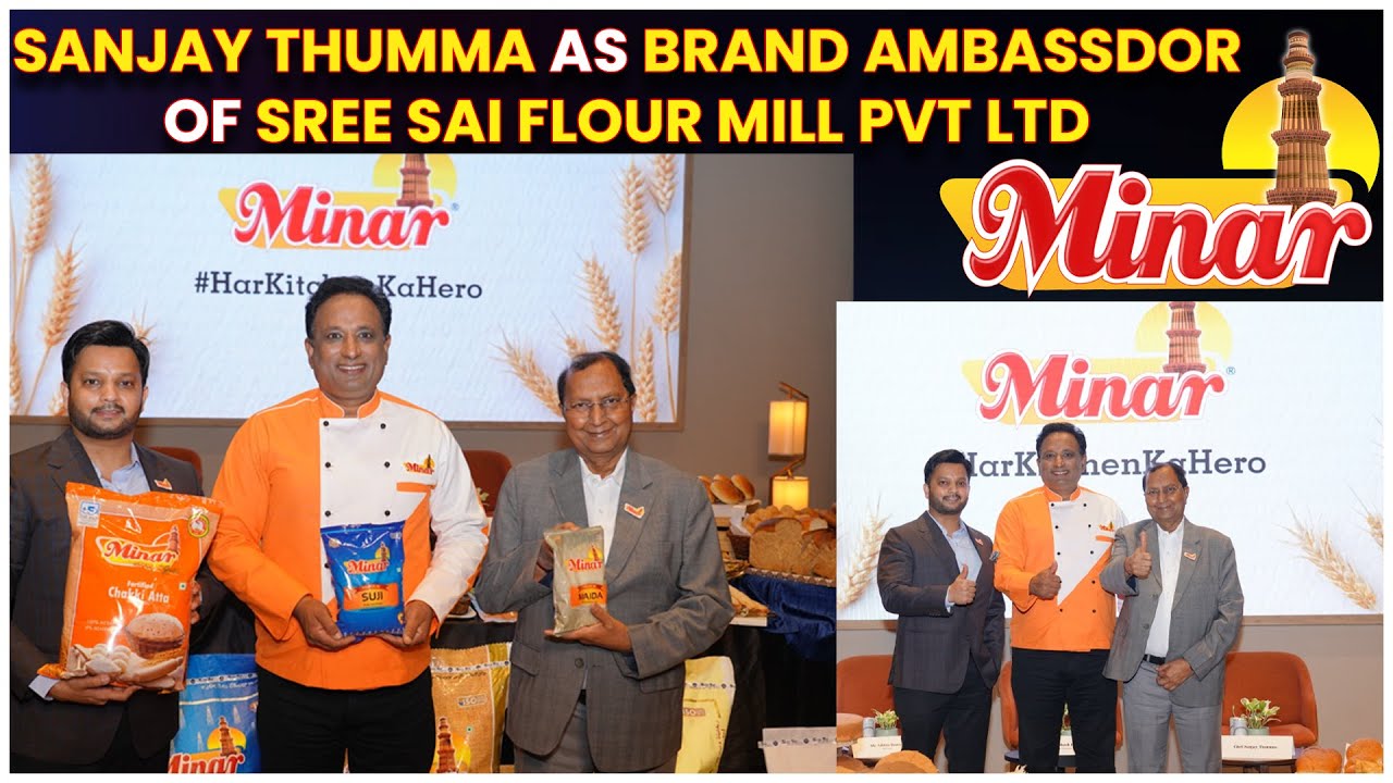 Chef Sanjay Thumma Joins MINAR as Brand Ambassador | Sree Sai Roller Flour Mill | Hyderabad
