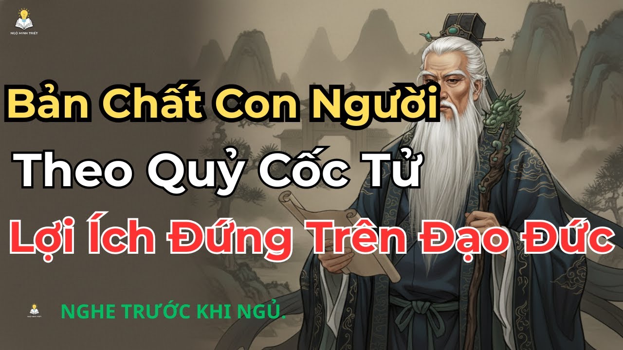 Bản chất con người theo Quỷ Cốc Tử: lợi ích đứng trên đạo đức! Ngộ Minh Triết Audio
