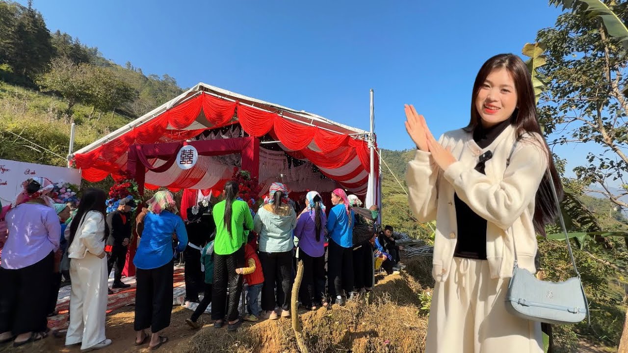 EM MỶ ĐI ĂN CƯỚI Ở RUỘNG BẬC THANG - GIA ĐÌNH 8 NGƯỜI NHẬN MÓN QUÀ BẤT NGỜ