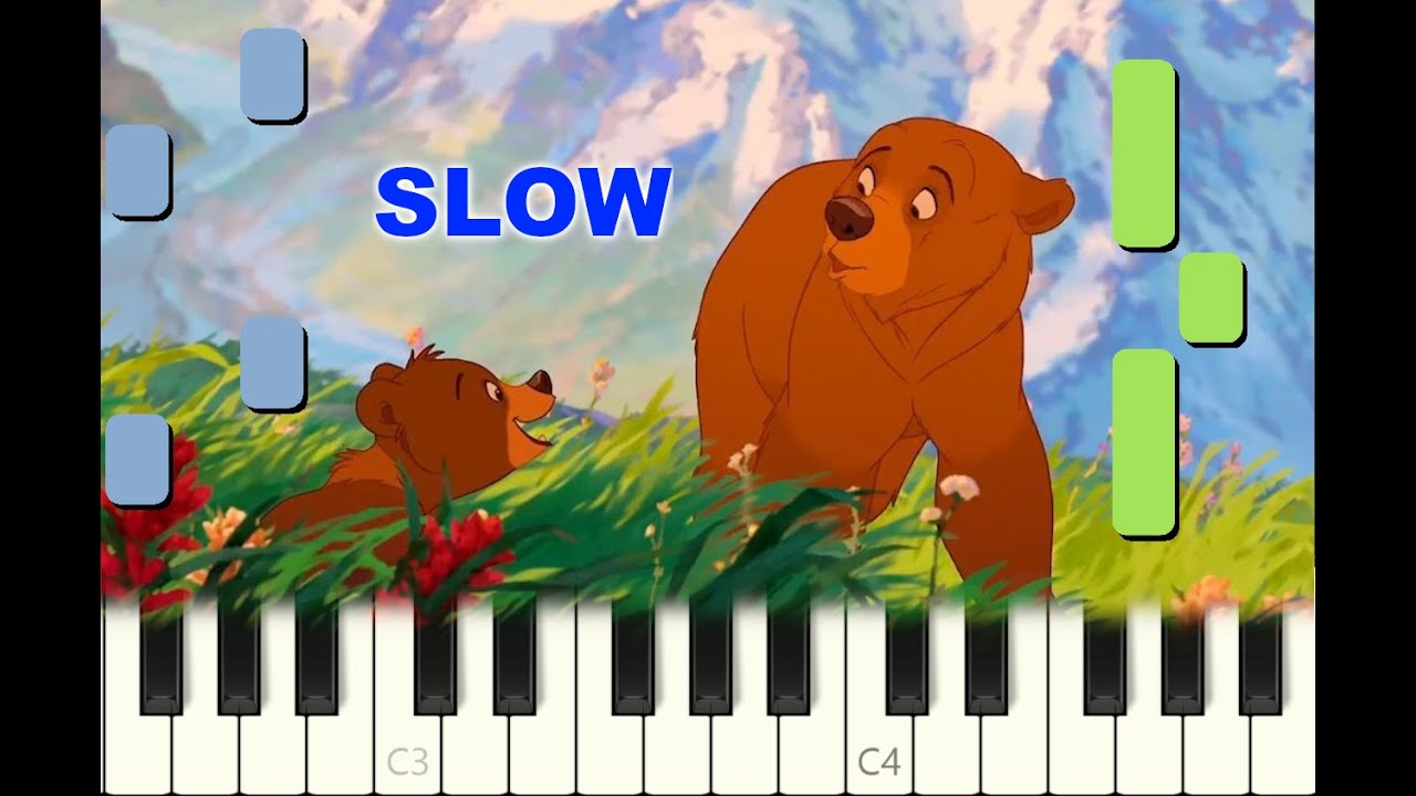 SLOW piano tutorial 