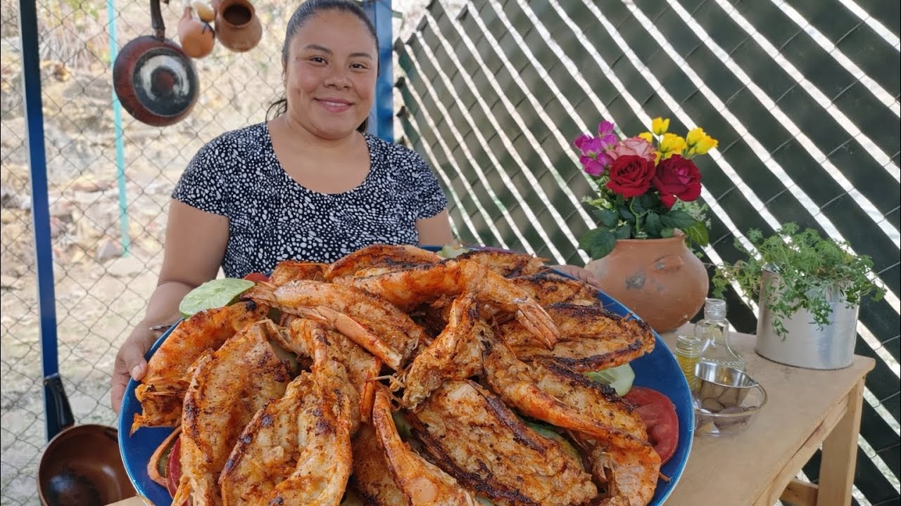 Camarónes a la plancha |  zarandeados