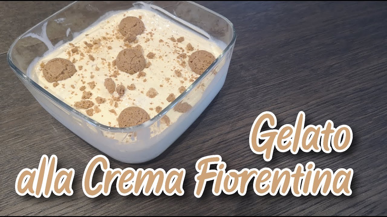 Gelato alla Crema Fiorentina | con gelatiera