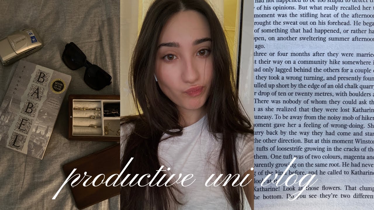 productive days in my life as an english student ｡𖦹°‧