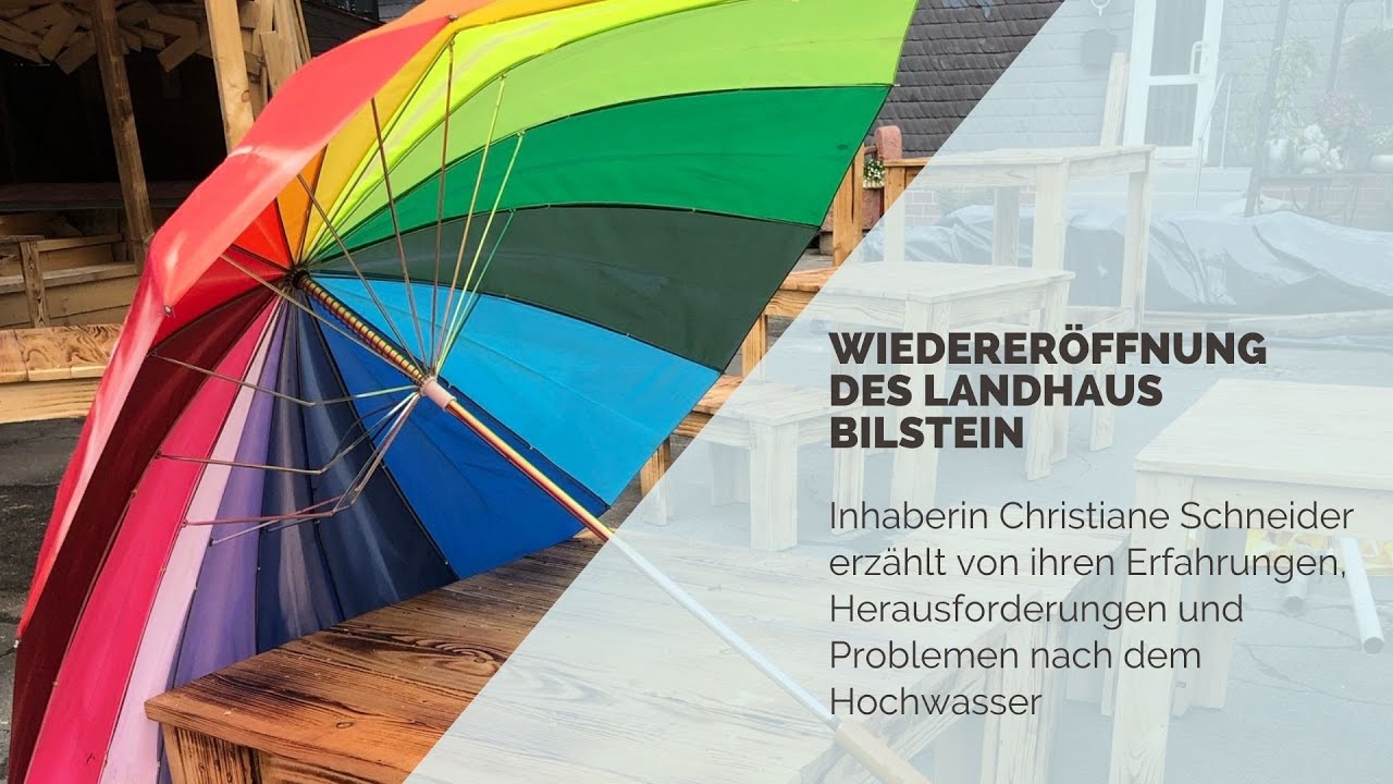 Nach der #Flutkatastrophe: Das Landhaus Bilstein in Wuppertal-Beyenburg kann wieder er&ouml;ffnen