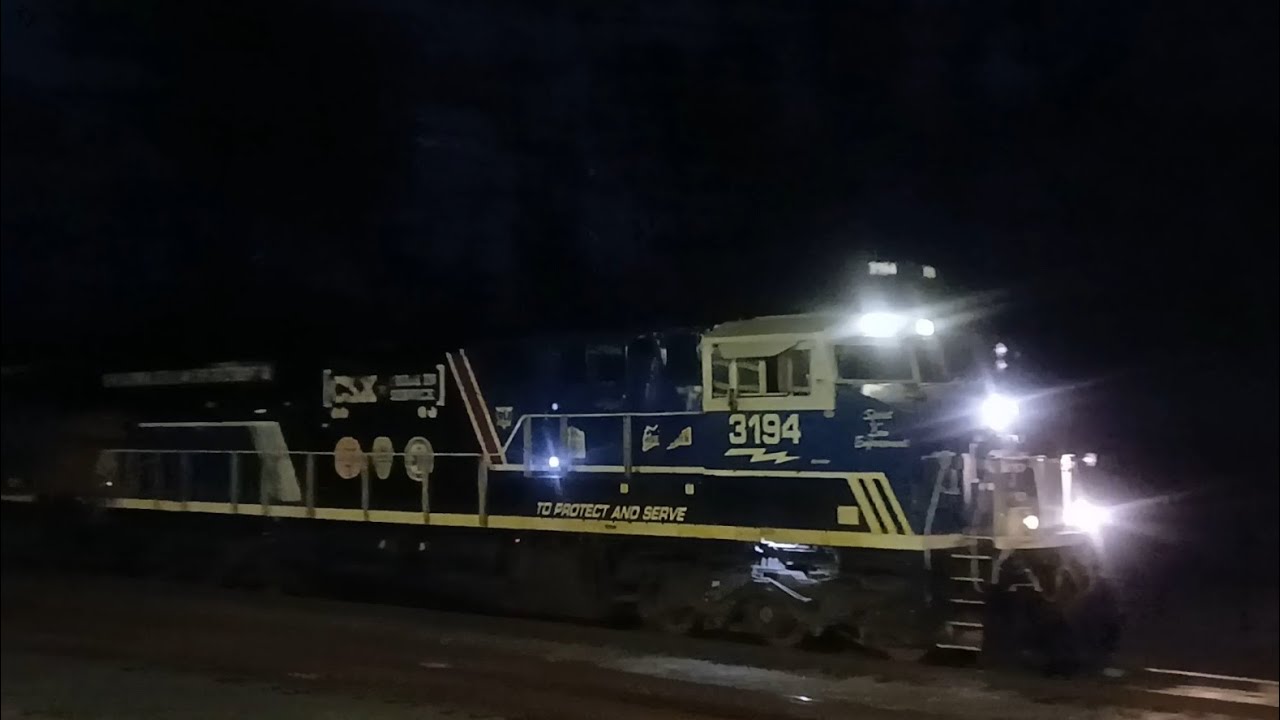 CSX 3194 Spirit of Law Enforcement w/Epic RS5T Horn leads CSX M360 Manifest Train NB @ Fairfield, OH